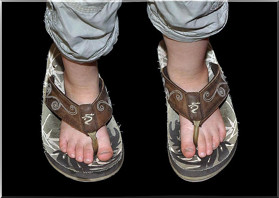 Sandals Girl Child Feet Ten Children