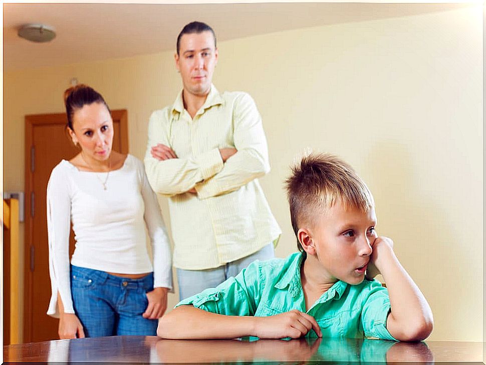 When parents' frustrations are paid for by their children