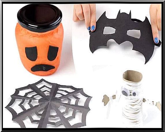 4 crafts for Halloween that you can do with your children