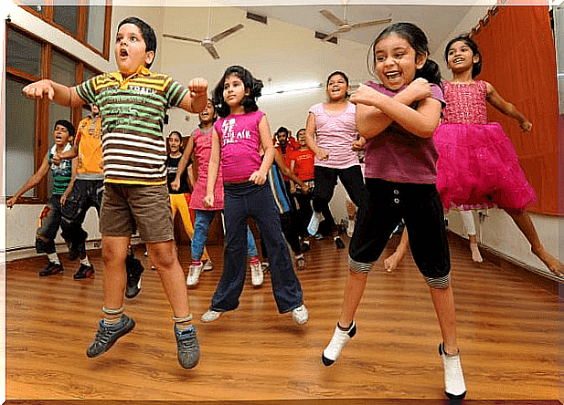 Dance is a great option to exercise flexibility in children.