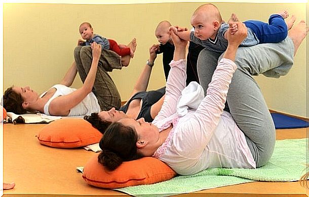 yoga with babies